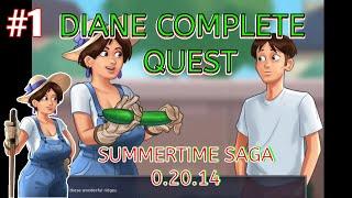 Gardening & Milk Delivery  Diane Complete Quest  Summertime Saga 0.20.14  Full Walkthrough #1
