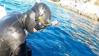 bir av günlüğü çift kamera zıpkınla balık avı 2019 spearfishing 2019 balık avı fishing 2019