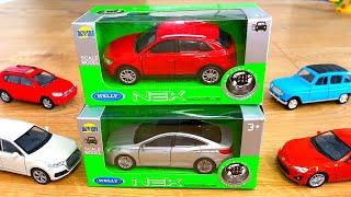 Unboxing new Welly Nex diecast model cars collection 134. Model diecast small cars