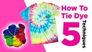 How to Tie-Dye at Home Like a Pro - Try These 5 Easy Techniques