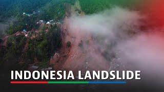 Drone video shows scale of devastation from deadly Indonesia landslide