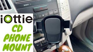 iOttie Easy One Touch 5 CD Player Phone Mount REVIEW  The BEST Phone Mount For Your Car