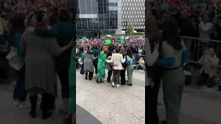 Cast of Suffs at Foley Square Roe v Wade SCOTUS demonstration 3 May 2022