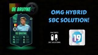 OMG HYBRID SBC Solution- Kevin De Bruyne SBC- FUT 19 Pacybits Pack Opener & Draft