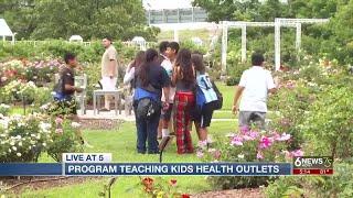 Lauritzen Gardens hosts program teaching kids mental health outlets