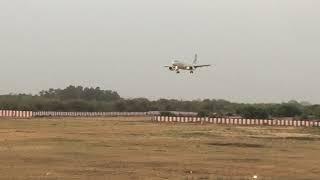 Etihad landing in Ahmedabad airport