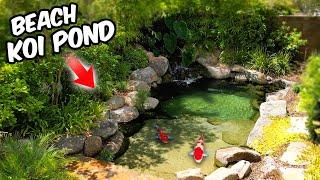 Sand Bottom Koi Pond - How a DANGEROUS Bacteria Helped Hector Building EPIC KoiSwimming Ponds