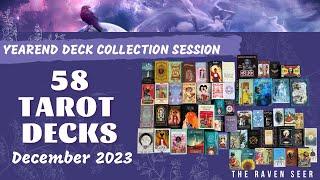 2023 TAROT DECK COLLECTION - Show and tell of my 58 tarot decks 