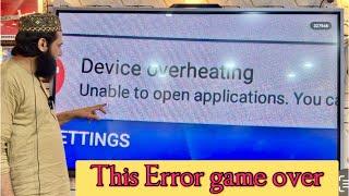 All Samsung mobile this error game over  device overheating problem solved 