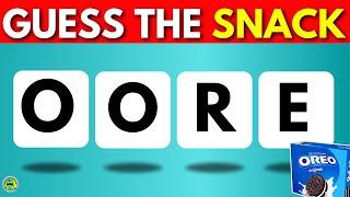 Guess The Snack By Scrambled Letters