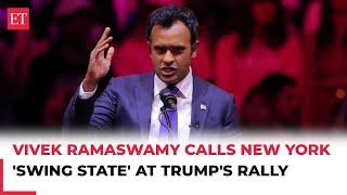 New York is a swing state… Vivek Ramaswamys full speech at Trump MSG rally  US Elections 2024