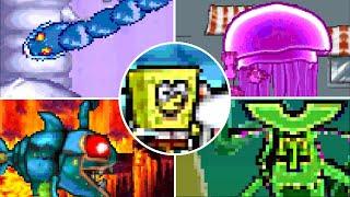 SpongeBob SuperSponge GBA - All Bosses  No Damage 4K