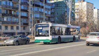 Автобус маршрут №73 Волжанин-5270-20-06 СитиРитм-12 б.7158 21.03.2022 Санкт-Петербург