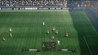 PES 2010 - Real Madrid vs Man Utd Highlights