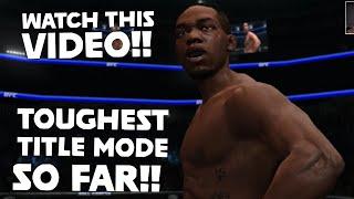 UFC Undisputed 3 - Jon Jones TITLE MODE - REALLY TOUGH Fights