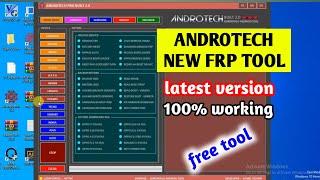 Androtech pro new frp unlock tool  oppo vivo realme xiaomi samsung frp bypass tool 2024