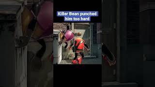 Killer Bean punched him too hard  #indiegame #pcgaming #gamebug #gaming