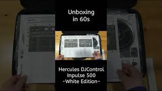 Unboxing Hercules DJControl Inpulse 500 White Edition #Shorts