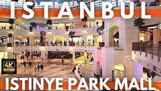 Istanbul Turkey Best Shopping malls Istinye Park 6 February 2023 Walking Tour  4K UHD 60FPS