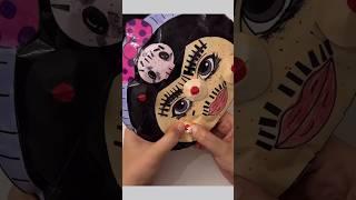 Kuromi baddie paper diy #asmr #squishy #paperdiy #baddie #satisfying