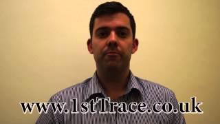 How to find a person 1stTrace is the UKs leading tracing company with over 92% success rate