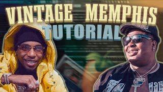 How To Make Vintage Memphis Type Beat For Key Glock BigXthaPlug FL Studio Tutorial Silent Cookup