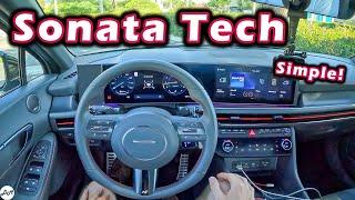 2024 Hyundai Sonata – Infotainment Review  How-to-use Touchscreen Gauge Cluster Pair Bluetooth