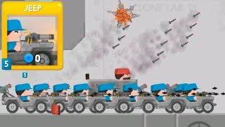 Новый клон джип Песочница Clone Armies 10 джипов тест драйв Армия клонов