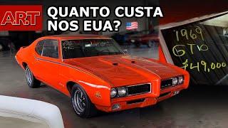 Visitei a MELHOR loja de carros antigos dos EUA Quais os valores? Siga o GPS - Amortize Racing Team