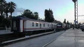 TCDD Firat Express and Islahiye Bölgesel train in Adana