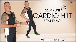 20 Min Full Body Fat Burn HIIT NO JUMPINGAb Core Arm Back Leg Thigh & CardioALL STANDING