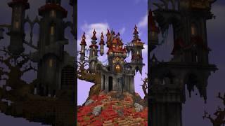 Spooky Minecraft Castle #minecrafttimelapse #minecraft #halloween