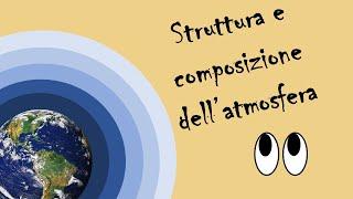 Mini lezione struttura e composizione dellatmosfera