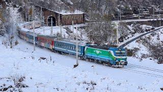 Trainspotting BG - First snow... and massive delays  Първи сняг... и огромни закъснения