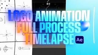 Logo Animation in Adobe After Effects. Full Process Timelapse