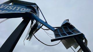 Olentangy Berlin High School baseball field damaged by Ohio tornado