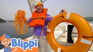 Blippi Explores Boats For Kids  Educational Videos For Children