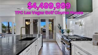 $4499999 Las Vegas Golf Course House For Sale  5981 sqft