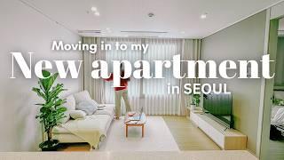 Moving into my New Apartment in Seoul furniture shopping apartment tour settling in home cooking