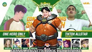 FRANCA VS KINGJASRO INUYASHA MIZAKI AND INSECTION ONE HERO ONLY VS TIKTOK ALLSTAR  MLBB