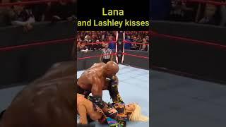 Lana and Bobby Lashley kisses #shorts video WWE #shorts