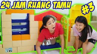 24 JAM CAMPING RUMAH LEG0 di KAMAR TAMU Part 3 - Gak Bisa Tidur  Vlog Lucu  CnX Adventurers