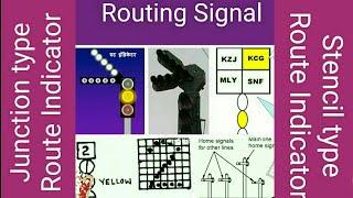 Routing Signal  Route Indicators Junction Multiple Lamp Stencil & Semaphore Arm type