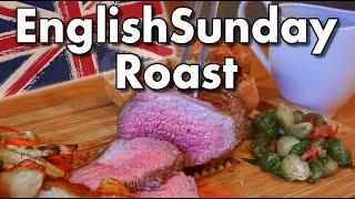 How to make an ENGLISH SUNDAY ROAST BEEF DINNER - From scratch with all the trimmings....