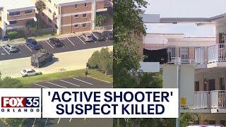 Florida active shooter suspect shot killed by police after calling 911 himself officials