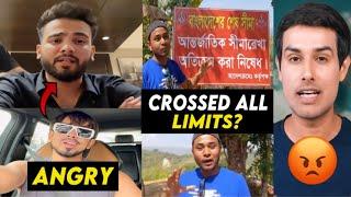 WTFBangladeshi YouTuber Shows How to Enter India Illegally Indians VERY ANGRY Dhruv Rathee…