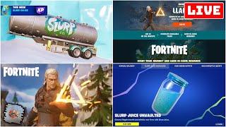 STREAMED FORTNITE THE WITCHER QUESTSWeek 10 Challenges Geralt of Rivia School of Llama Event