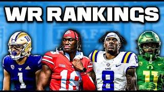 2024 NFL Draft WR Rankings  A Once In A Lifetime Class