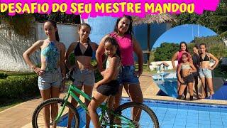 DESAFIO NA ÁREA DA PISCINA COM  ELAS E O DESAFIO DE QUEM MANDOU????seu mestre mandou