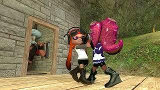 Heavy Squid Kicks Meggy and Desti Out  Splatoon GMOD